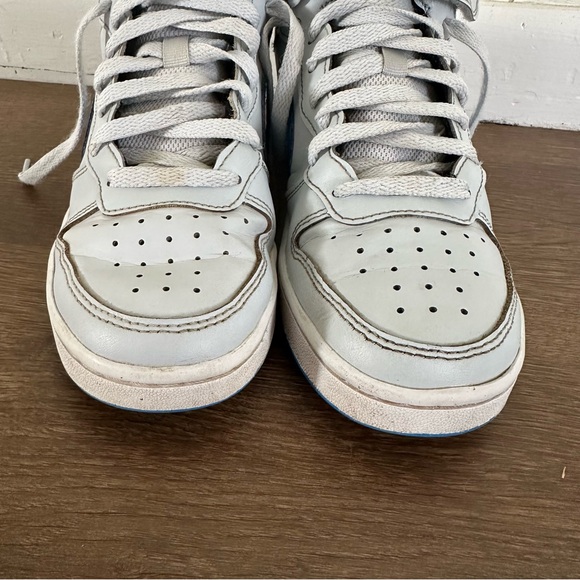 Kids Boys Nike Court Hightop Borough Grey Velcro Strap Lace up High Tops 5Y - Picture 5 of 8